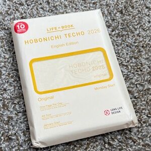 Hobonichi Techo A6 2026 Planner